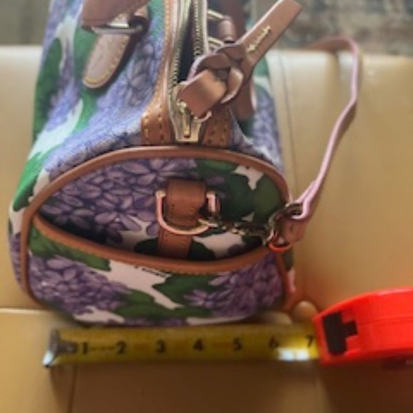 Dooney & Bourke (Purple Flowers) - Picture 6 of 6